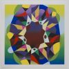 2024, acrylic on Yupo, 10 x 10 in./25.4 x 25.4 cm.